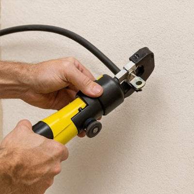 Pince a sertir​ avec poignee confortable