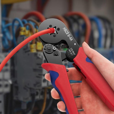 Pince a sertir sertit cosse cable rouge